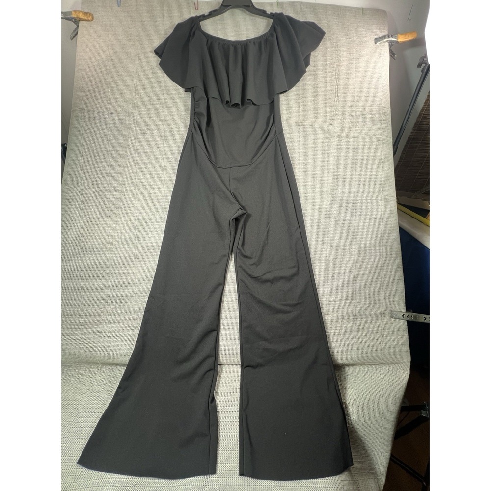 My Bump Womens Off Shoulders Maternitty Palazzo Elegant Slim Size M Black‎